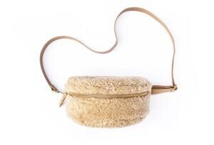 Prime Cut OATMEAL SHEARLING BUM BAG
